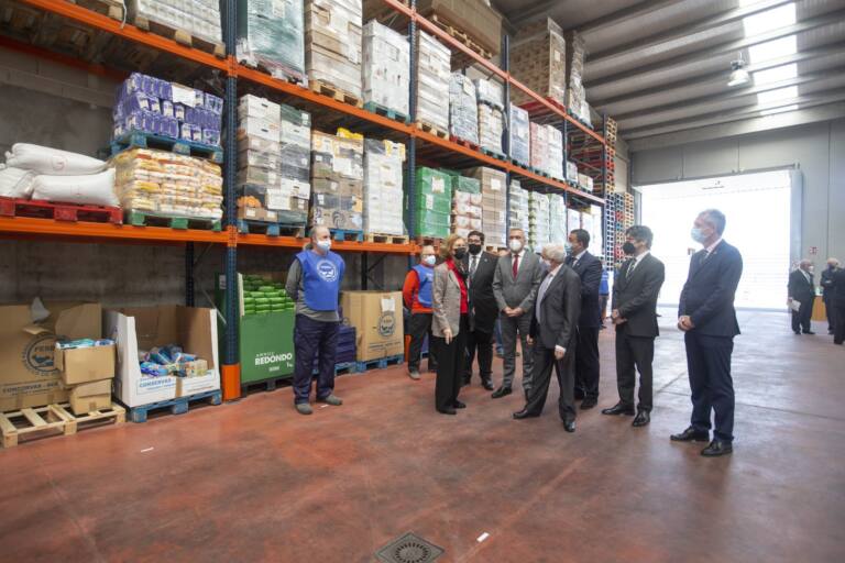 Su Majestad la Reina Doña Sofia visita las instalaciones de la Asociación del Banco de Alimentos de Ávila - Banco de Alimentos de Ávila