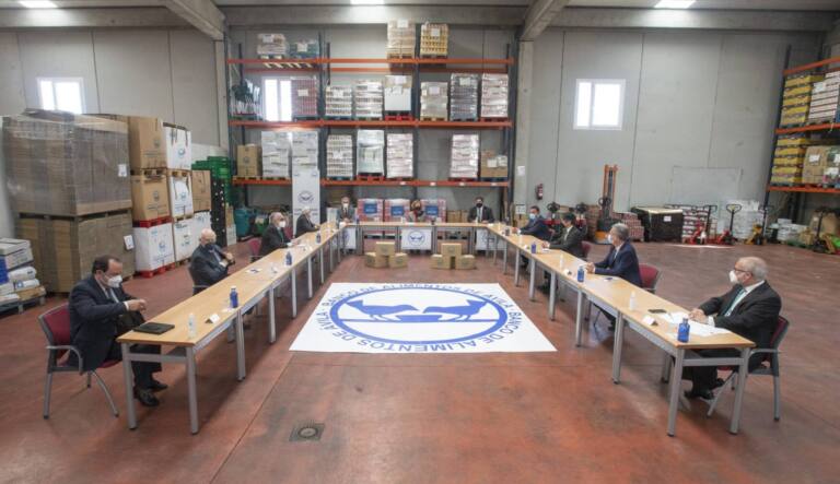 Su Majestad la Reina Doña Sofia visita las instalaciones de la Asociación del Banco de Alimentos de Ávila - Banco de Alimentos de Ávila