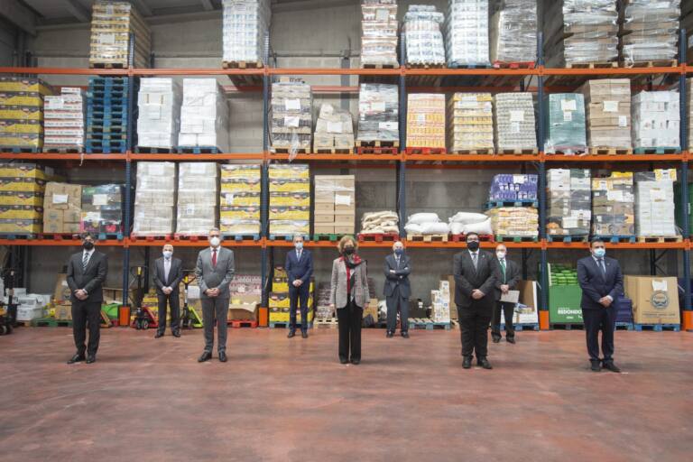 Su Majestad la Reina Doña Sofia visita las instalaciones de la Asociación del Banco de Alimentos de Ávila - Banco de Alimentos de Ávila