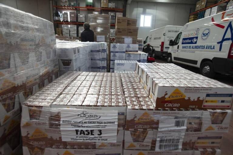 El Banco de Alimentos de Ávila está distribuyendo 48.200 kg. de alimentos