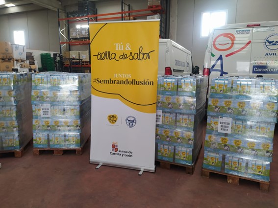 Donaciones de Mercadona y Tierra de Sabor a favor del Banco de Alimentos de Ávila - Banco de Alimentos de Ávila