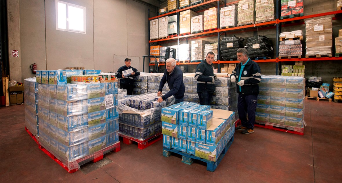 El Banco de Alimentos de Ávila reparte 23.279 kg. de alimentos procedentes del FEGA (Fondo Español Garantía Agraria) - Banco de Alimentos de Ávila